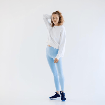 Vegan hoodie made from 100% organic cotton white