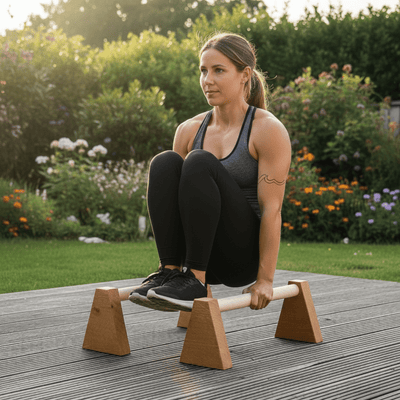 Parallettes XL | handmade wooden push-up grips