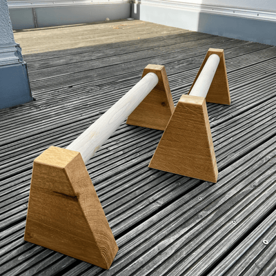 Parallettes XL | handmade wooden push-up grips