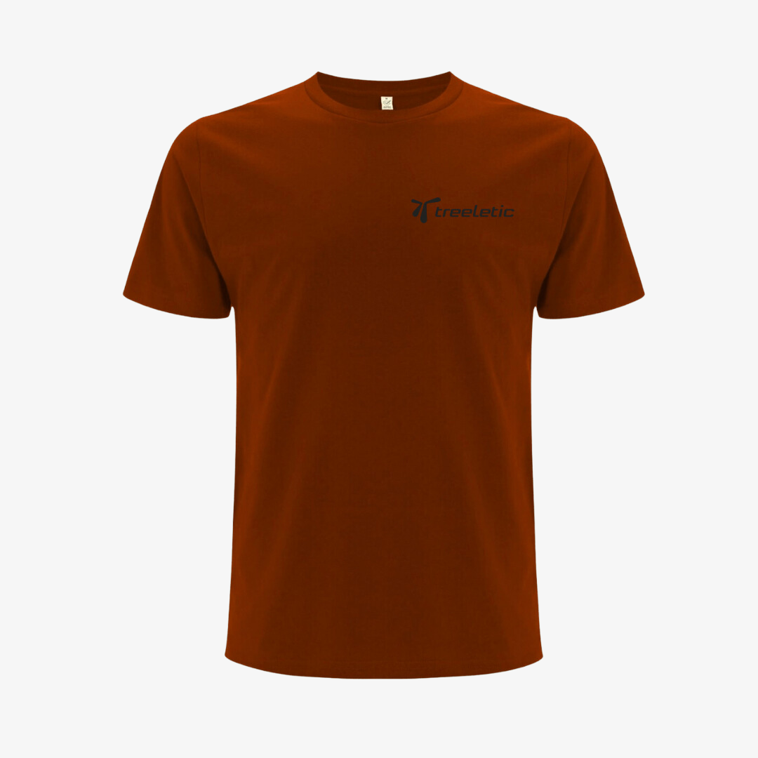 Basic Shirt aus Bio-Baumwolle Unisex dark orange