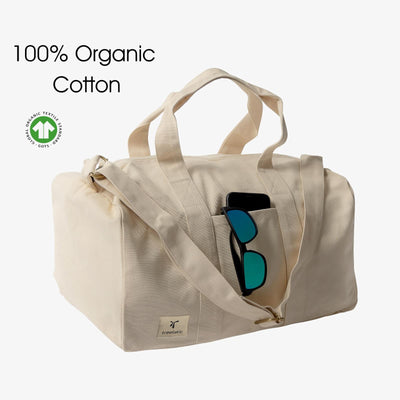 ECO Y Gym Bag vegane Sporttasche aus 100% Bio-Baumwolle zen