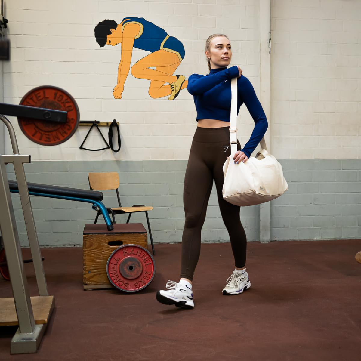ECO Y Gym Bag vegane Sporttasche aus 100% Bio-Baumwolle zen